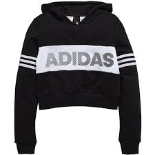 Black Adidas Crop Tops For Girls Adidas Older Girl Id Cropped Oth Hoody 40 Liked On Polyvore Featuring Tops Hoodies Crop Tops C Adidas Sweater Cropped Hooded Sweatshirt Crop Top Hoodie