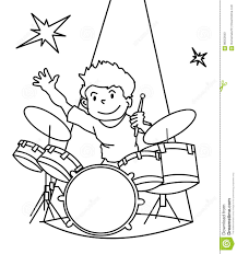 This collection includes mandalas, florals, and more. Drummer Coloring Page Stock Illustration Illustration Of Children 86352640