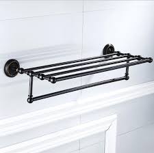 Unfollow retro bathroom accessories to stop getting updates on your ebay feed. E Pak Retro Black Bathroom Accessories Wall Mount Towel Hanger Oil Rubbed Bronze Home Improvement Home Garden