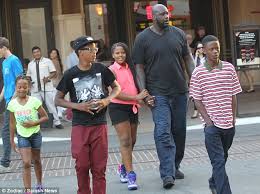Va'shaundya o'neal filed for legal separation with intent to divorce monday in los angeles. Shaquille O Neal Blocks Ex S Bid To Put Their Four Children On Show Daily Mail Online