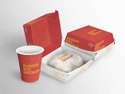 This burger box packaging mockup templates are easy to edit via smart object layers in photoshop. Free Burger Box Mockup Psd
