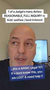 Do you know the CJC? , Do you know all of a judge's "duties of care" to the  children?, If not, you're lost. This is basic Legal 101 stuff. ,  _________________, JAMES CHRISTIANSON, Fathers Rights & ...