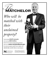 Up next in find unclaimed money. Franchot To Match Marylanders With Lost Money In The Matchelor Local News Somdnews Com