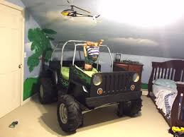 Boys Jeep Bed Made From The Shipping Crate From A Customers Cnc Burntables Table Oyuncak Cocuk Odasi Anaokulu