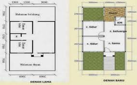 Sketsa rumah idaman minimalis 1 lantai sederhana. Denah Rumah Minimalis Sketsa Denah Untuk Keluarga Milenial