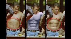 Sempre sombra de duvidas o look mais lindo!!!literalmente uma loucura!!! Salman Khan Fake Six Pack Abs Sparks Controversy Youtube