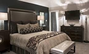 A lightweight aluminum or stainless steel will naturally have a grey tone, but it will be shinier than you might prefer—more in the silver family. Dramatic Bedroom Design Transitional Bedroom Los Angeles By Dezinertonie Llc Ddi Interior Designer Houzz
