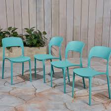Sunnydaze decor even has smaller folding side tables to complement the. Outdoor Plastic Patio Dining Chairs You Ll Love In 2021 Wayfair