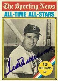 1994 ted williams #1 ted williams: Ted Williams Baseball Cards By Baseball Almanac