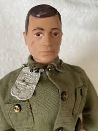 Vintage 1964 G.I. Joe TM Brown Hair/Eyes With Weapon and Accessories