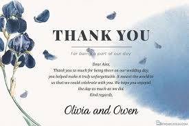Or browse from thousands of free images right in adobe spark. Floral Wedding Thank You Cards Maker Online
