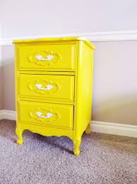 Crafters In Disguise Refinished French Provincial Nightstand Yellow Nightstand French Provincial Bedroom Furniture French Provincial