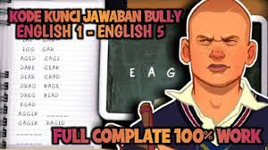 Jawaban game bully english class 1 5 ps2 android lengkap. Kode Jawaban English 1 Sampai English 5 Full Complate Bully Youtube