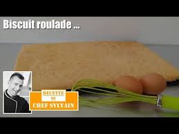 Biscuit Roule Recette Facile Par Chef Sylvain Youtube Biscuit Roule Recette Patisserie Biscuits