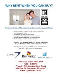 First Time Home Buyer Class Saturday March 15th 1 3pm First Time Home Buyers Home Buying Process Real Estate Tips