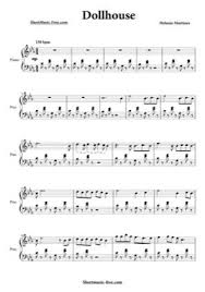 Dollhouse By Melanie Martinez Piano Sheet Music Sheetdownload Piano Sheet Sheet Music Piano Sheet Music Pdf