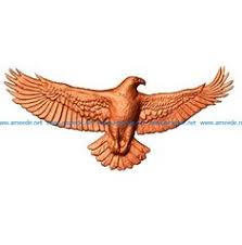 The Eagle Is Spreading Its Wings File Stl Free Vector Art 3d Model Download For Cnc Download 3d Art Vector Art 3d Free Vector Art Vector Art