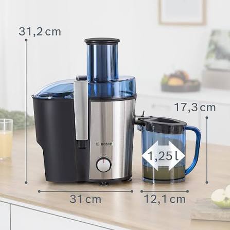 Bosch Stainless Steel Centrifugal Juice Extractor,Silver - MES3500: Buy Online at Best Price in UAE - Amazon.ae