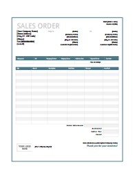Hence if you want to provide your customers with an official receipt template then you can download and print the sample receipt template from here. Sales Order Template Free Download Edit Fill Create And Print Wondershare Pdfelement