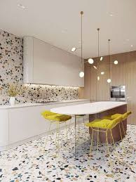 Tiles are one of the main and most traditional options, but terrazzo is even more perfect. 30 Lovely Terrazzo Flooring Ideas With Pros And Cons Digsdigs
