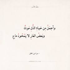 شعر مرة بن ذهل وأجمل من حياة الذل موت عالم الأدب islamic quotes quotes wedding quotes