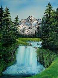 #digital 2d #concept art #matte painting #environmental concept art & design #digital mattepainting #concept art #mountain lake. 12 Waterfall Paintings Ideas Waterfall Paintings Waterfall Landscape Paintings