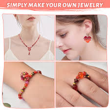 KINGSHINE Briolette Faceted Rondelle Crystal Glass Beads for Jewelry  Making-Wholesale Mix Lot 4/6/8mm DIY Crafts Spacer Beads with Container ...