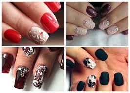 маникюр в домашних условиях на короткие ногти пошаговое фото Novogodnij Manikyur 2021 Gel Lakom 150 Foto Gvozd Manikyur Nogti