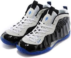 Black And White Foams Nike Air Foamposite One Shooting Stars Black White Blue0 Nike Nike Air Cheap Nikes