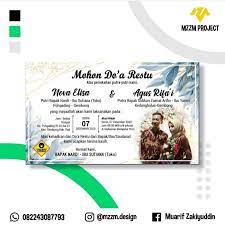 11112019 download undangan kotak nasi 2 sisi untuk kertas f4 legal. Undangan Pernikahan Murah Undangan Roti Murah Undangan Besek Shopee Indonesia