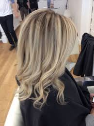 Olaplex Blonde She Came In With Natural Level 4 Hair And Level 8 Highlights We Foiled Some And Used Bayalage On Th Hair Styles Medium Length Hair Styles Hair