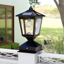 Solar garden lights run completely through the night ranging from solar landscape lights hanging lights post lights and several other solar garden light applications. Outdoor Solar Post Lights You Ll Love In 2021 Visualhunt