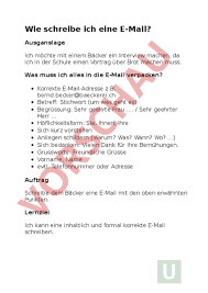 Maybe you would like to learn more about one of these? Arbeitsblatt E Mail Schreiben Deutsch Texte Schreiben