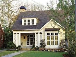 4 Colors Choice For Small Home Exterior Home Decor Report Small Cottage Homes Small Cottage House Plans Cottage House Plans
