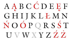 Znalezione obrazy dla zapytania alfabet polski