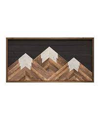 Kendrick Home Dark Mountains Framed Wall Art Zulily Parede De Quadros Arte Nas Paredes