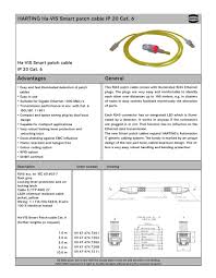 You avoid interruptions in your gigabit ethernet network or digital signage . Harting Cat 6 Rj45 Male Male Cables De Ethernet Cables De Conexion De Red Fichas Tecnicas Mouser Uruguay