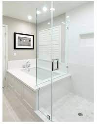 On our website, we have 68 design ideas for primary bathrooms with corner showers. 30 Creative Farmhouse Master Bathroom Remodel Ideas That You Need To Try Bathroom Remodel Master Bathroom Tub Shower Combo Master Bathroom Design