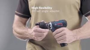 Se 23 tester av bosch, dewalt og makita mfl. Bosch Gsr 12v 15 Fc Professional 12 Volt Flexiclick System Youtube
