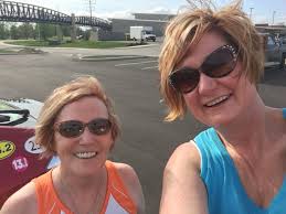 Adding another 4.5 miles around Fallasburg Park with Suzie Mohney and the  girls.