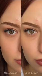 Cuál prefieres? 😍, 1 La'bella Moss Green 🍃, 2 La'bella Latin Brown 🤎,  Colores suaves y discretos que se mezclan perfectamente con tu color  natural logrando un hiper-realismo impresionante! 🤩, ✔ 💯% ...