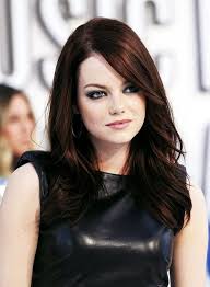 Dark auburn is rich enough and will also combine perfectly on hair colors that are naturally black or very dark. Emma Stone Dark Auburn Hair Colors New Medium Hairstyles Dark Auburn Hair Color Dark Auburn Hair Hair Color Auburn