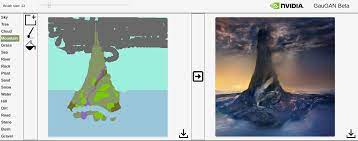 It used generative adversarial networks dubbed gaugan. Quick Art By Nvidia Gaugan This Is The Mountain In My Dream Site Http 52 12 58 174 Deeplearning