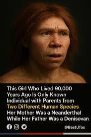 Her mother was a Neanderthal, her father something else entirely...