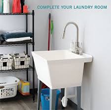laundry sink utility tub with high arc