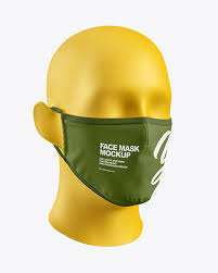 Download Face Mask Mockup Download Face Mask Mockup Face Mask Mockup Half Side View This Mockup Contains Accurate Masks And Smart Layers Present Your Design On This Mockup Of A Face