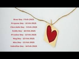 Hello friends and wishing you a great friendship day 2020. Valentine Day Week List 2021 Valentine Week Schedule Hug Day Kiss Day Valentine Day 2021 Youtube