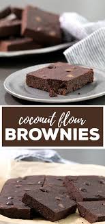 Fudgy Coconut Flour Brownies A Paleo Recipe Cocoa Powder Recipes Coconut Flour Brownies Coconut Flour Recipes