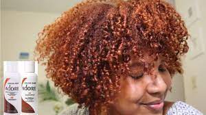 Dyeing My Hair Copper Red Orange Using Adore Cinnamon Cajun Spice Dyed Natural Hair Copper Orange Hair Natural Hair Styles