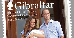Zum ersten geburtstag neue fotos von prinz.pünktlich zu seinem ersten geburtstag gibt es neue fotos von prinz george und seinen eltern william und kate. Geburt Von Prinz George Von Cambridge Briefmarken 2013 Gibraltar Philatelic Bureau